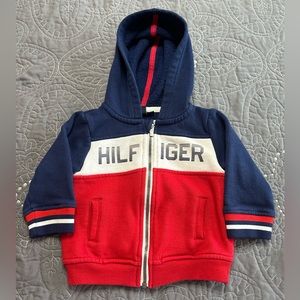 Tommy Hilfiger Baby Zip Up Hoodie Size 3/6 months